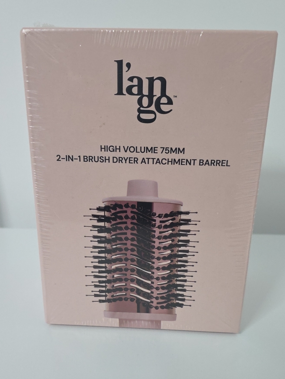 Lange High Volume 75mm Brush Dryer Attachment - Blush Pink